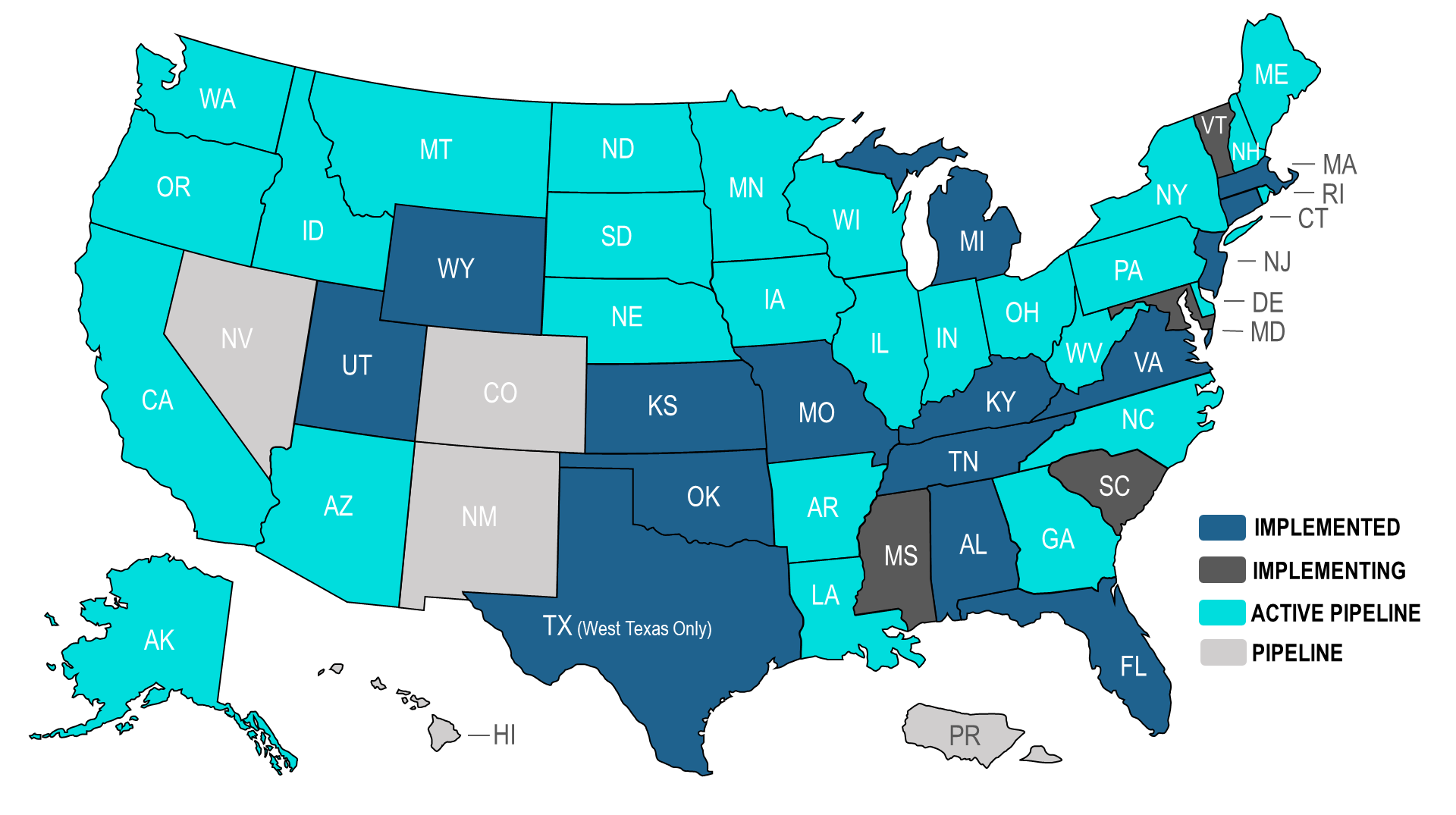 CONNEX Expansion Map - 05.25.23 connex-marketplace-usa-supply-chain-platform